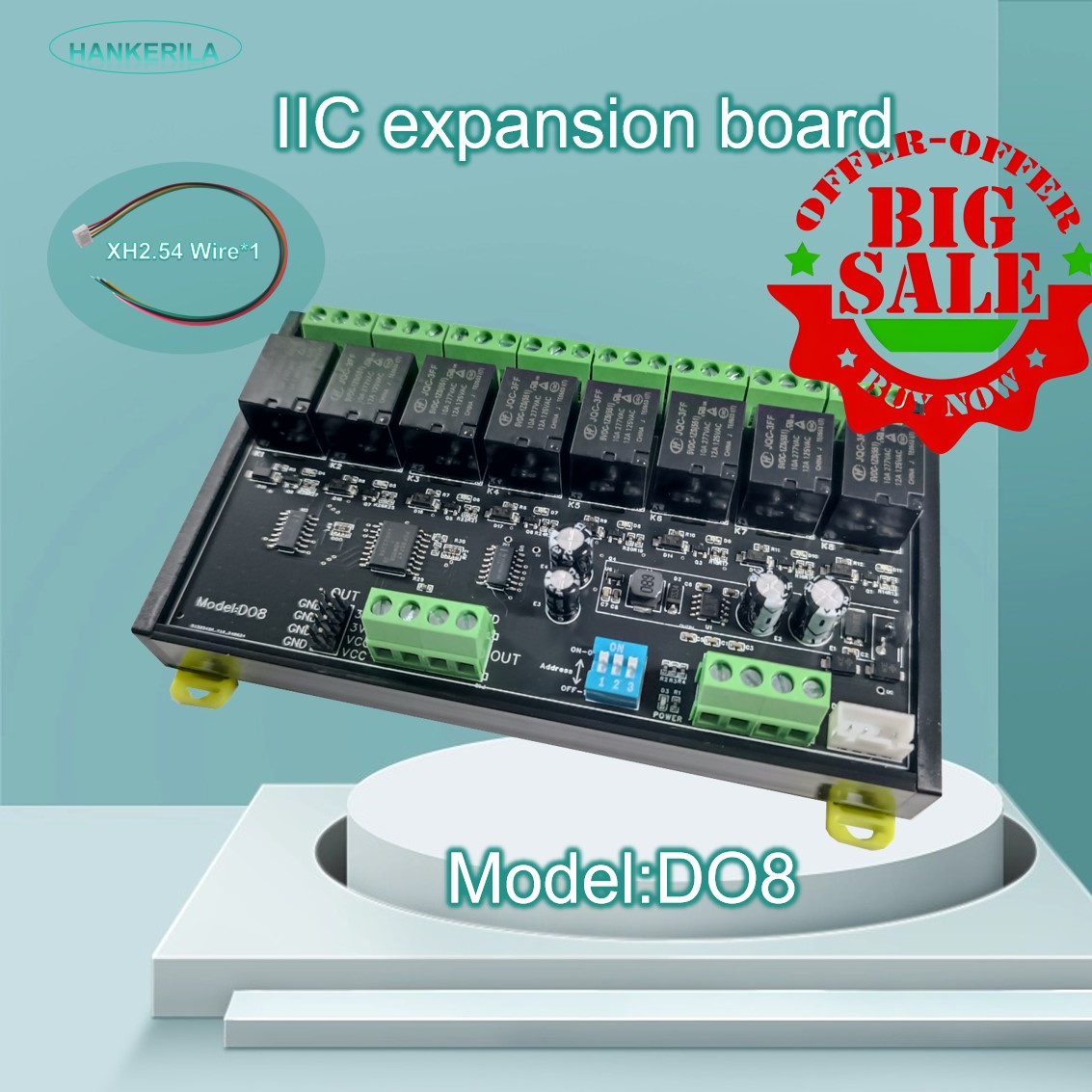 Espressif Esp32 - Scheda relè estensione I2C Soluzione efficiente