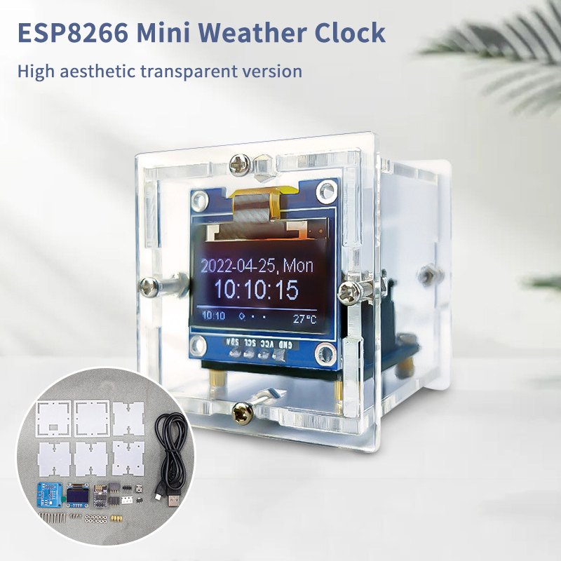 Kit Orologio Meteo Mini ESP826 - Esp8266 recensione e prezzo