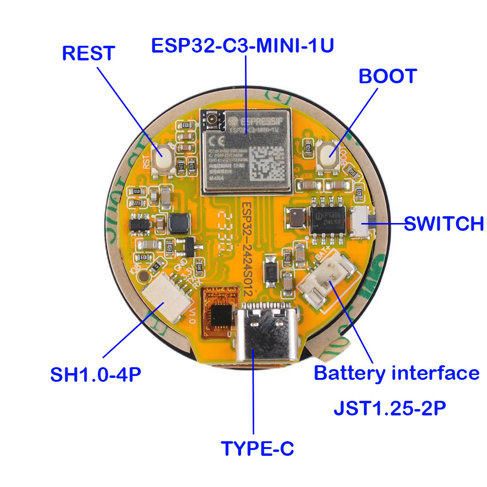 Display ESP32 da 1,28 Pollici, - Esp32 C3 recensione e prezzo
